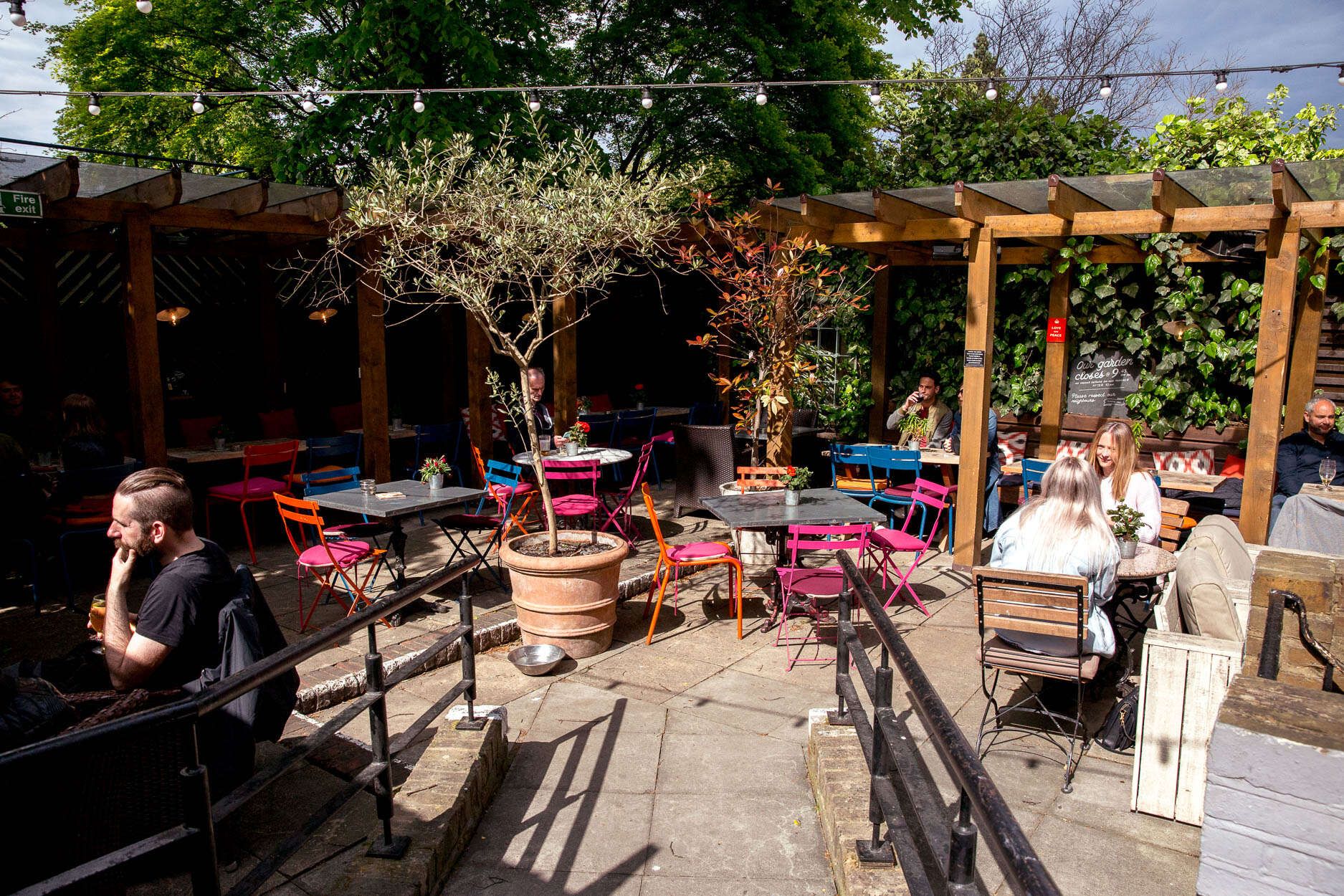 Best beer garden in Hampstead