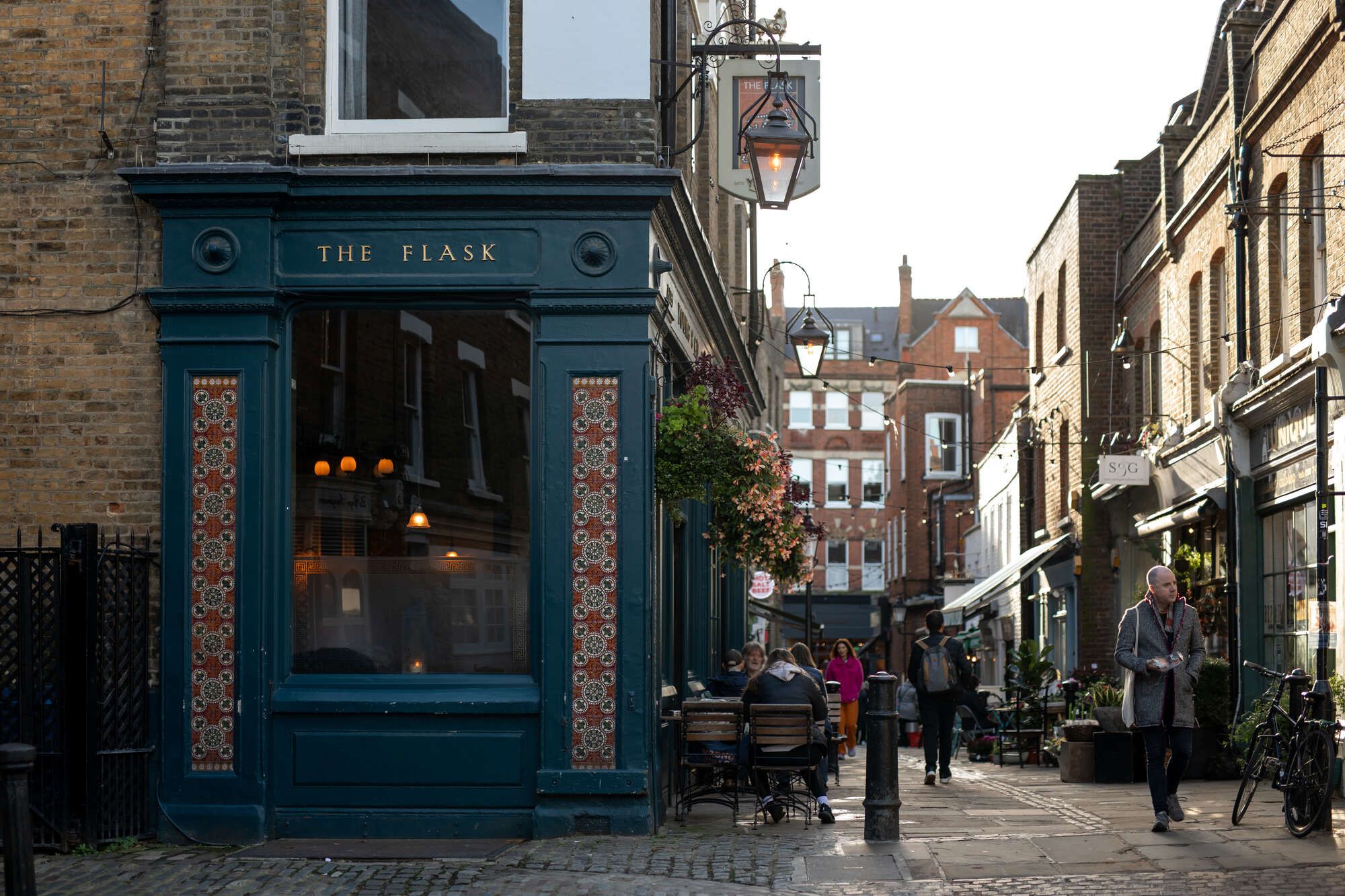 Exterior of The Flask, best pub in Hampstead