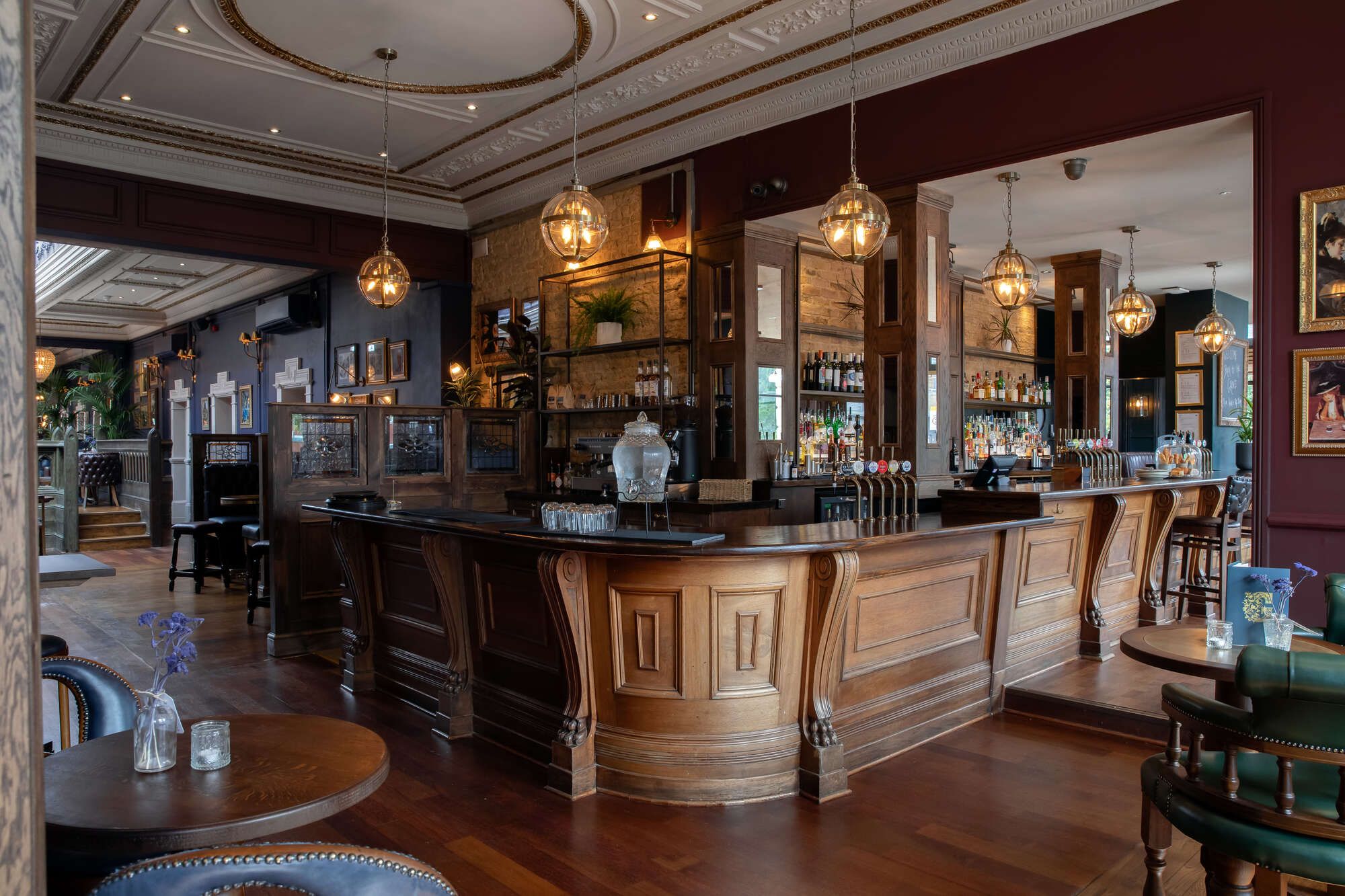 Interior of the Grove in Balham, best pub with great beer