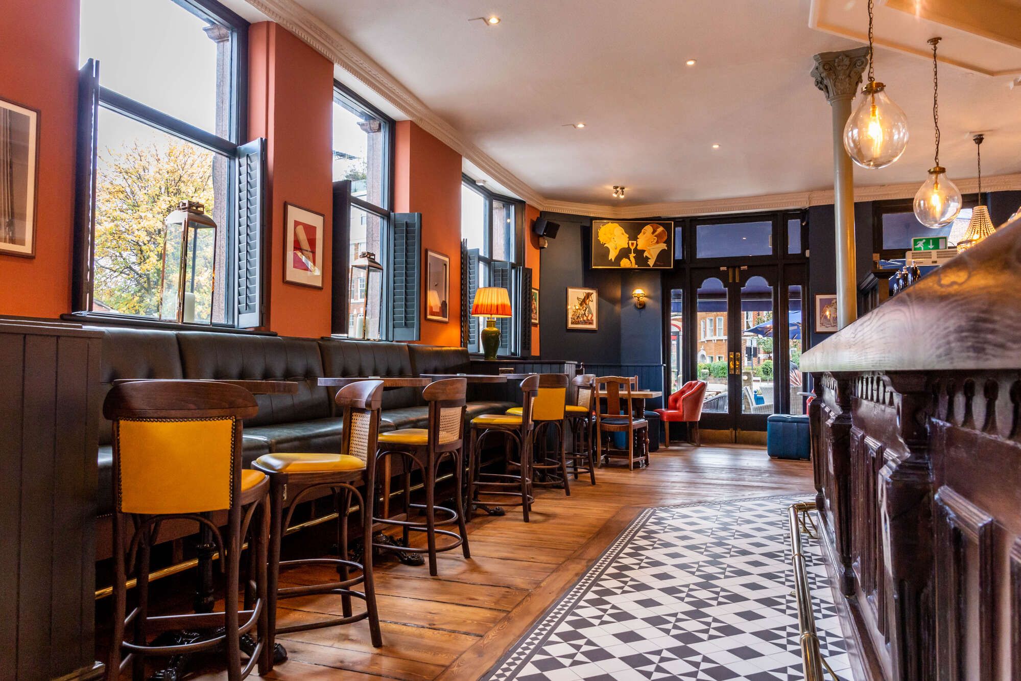 Interior of the Duke of Cambridge pub, the best pub in Battersea