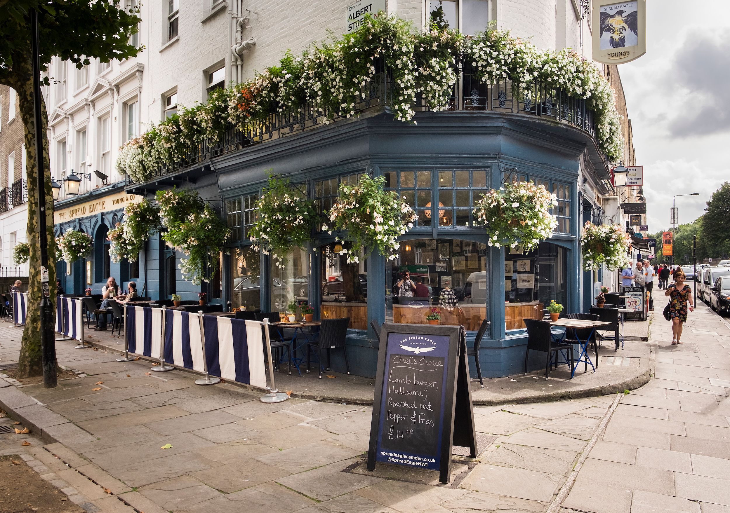 exterior view of The Spread Eagle, a Young's pub