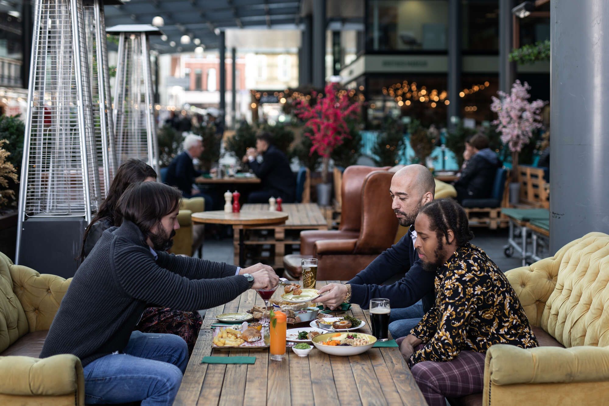 Traditional British pub with outside space