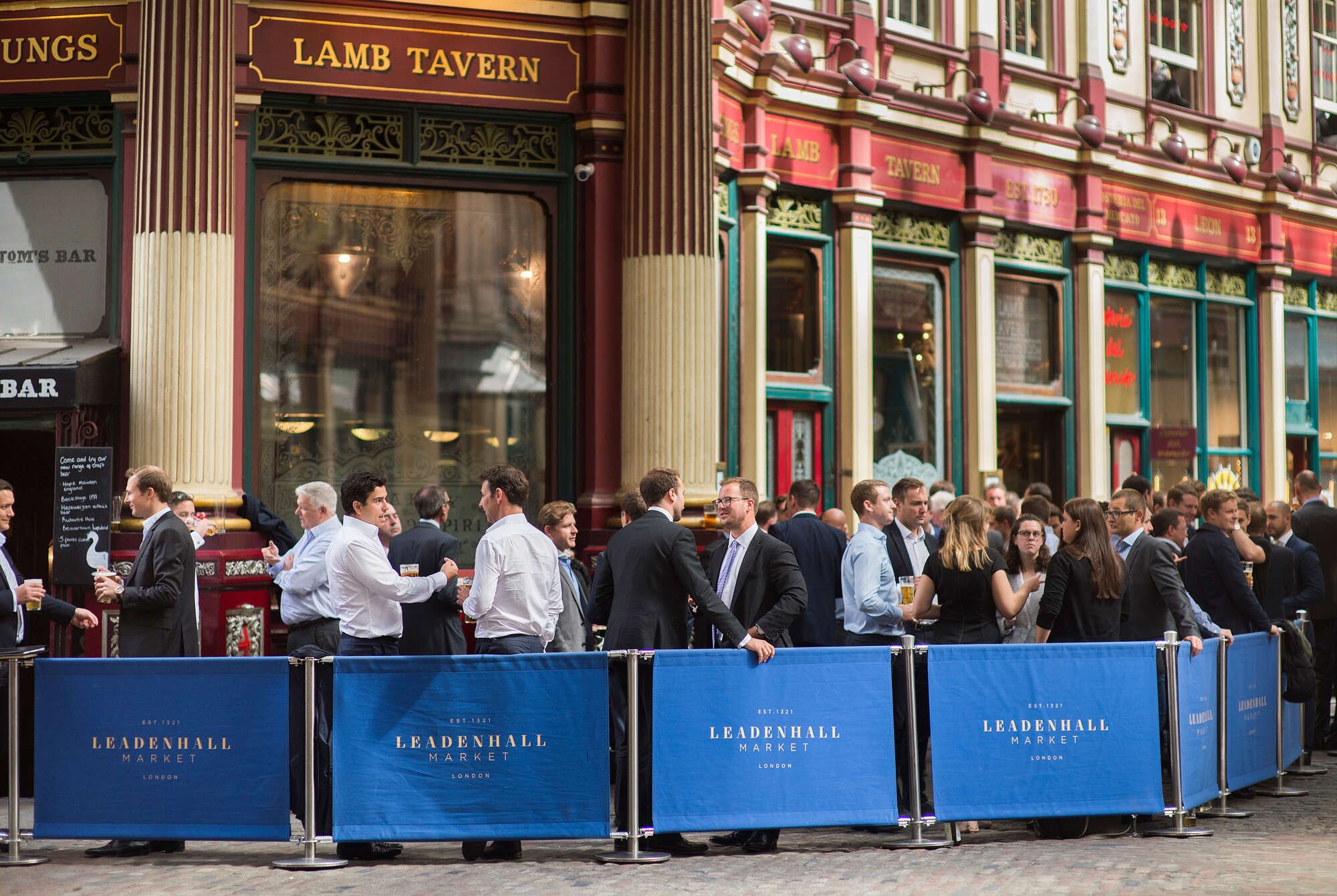 Exterior of the Lamb Tavern