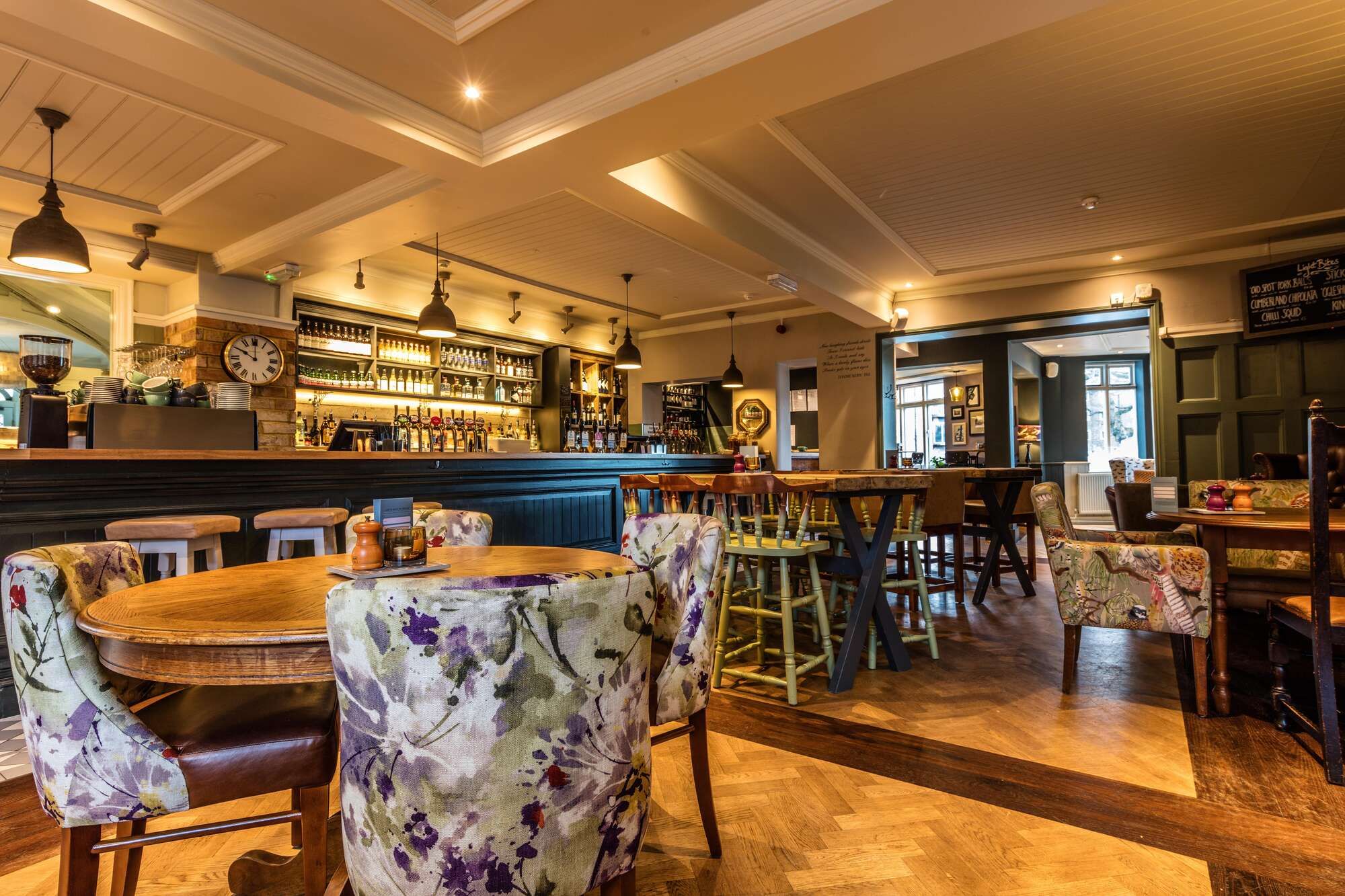 Bar area at The Swan, Walton-on-Thames