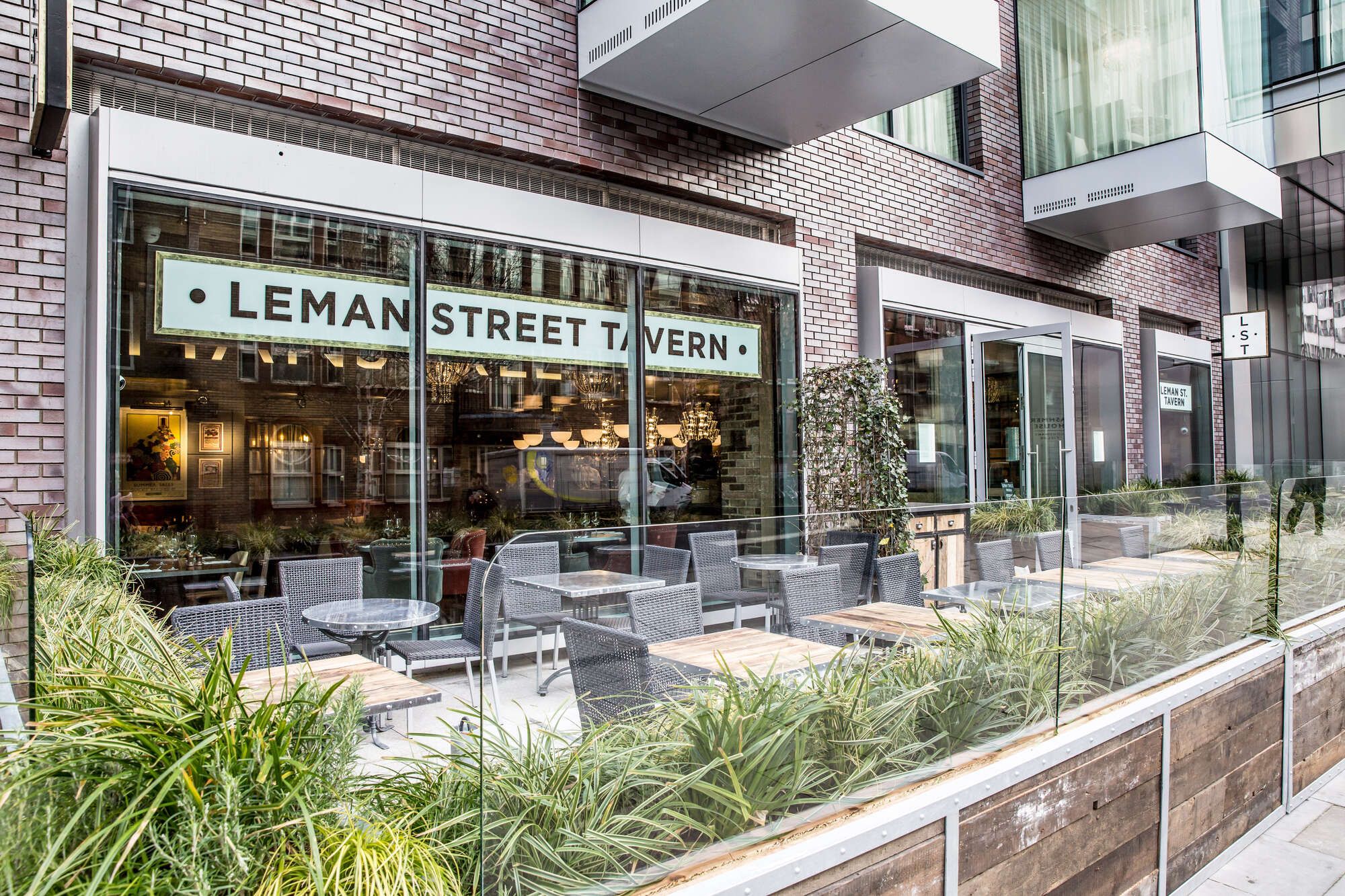 Exterior of the Leman Street Tavern