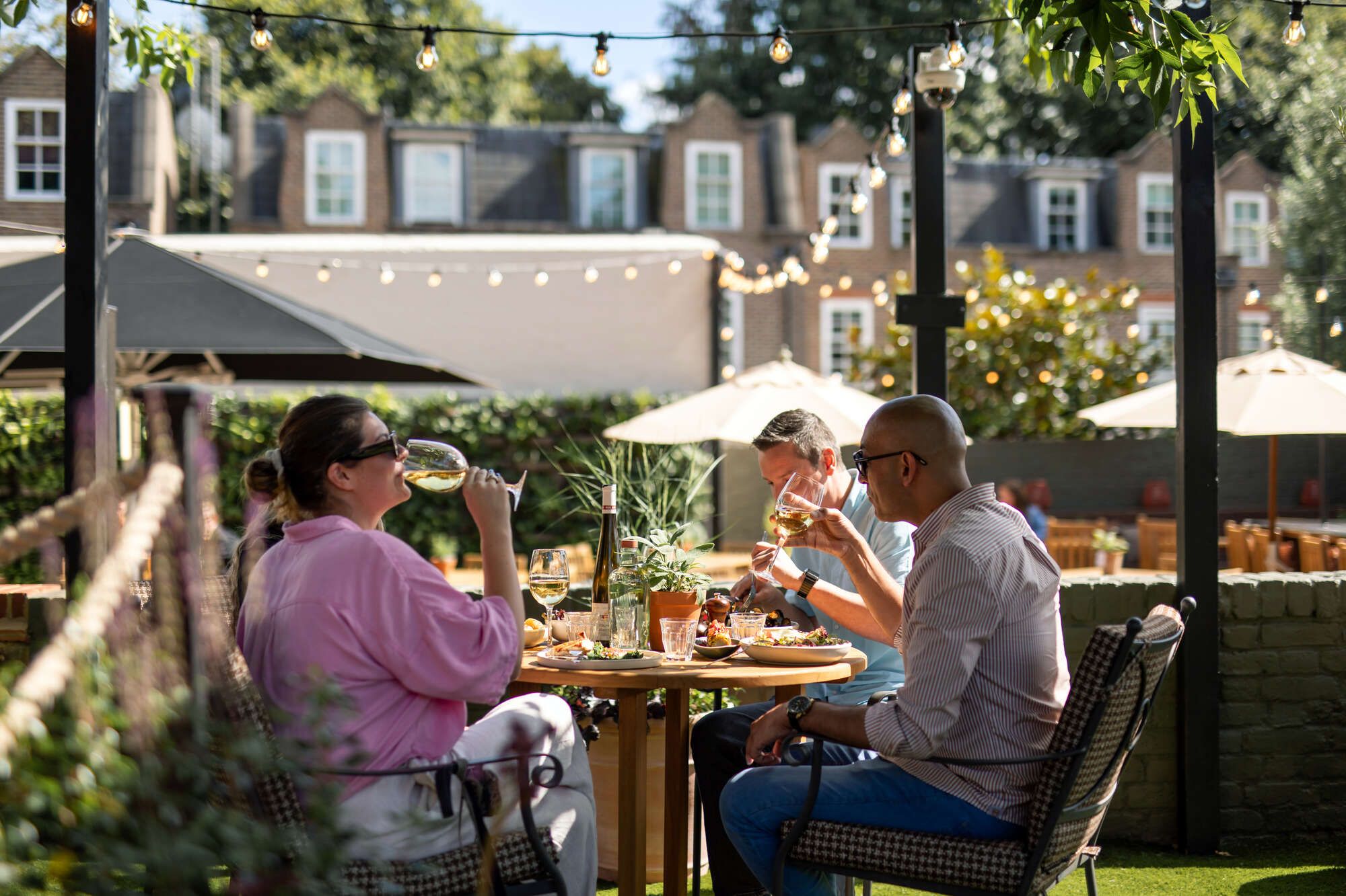 Garden at the Coach & Horses in Isleworth