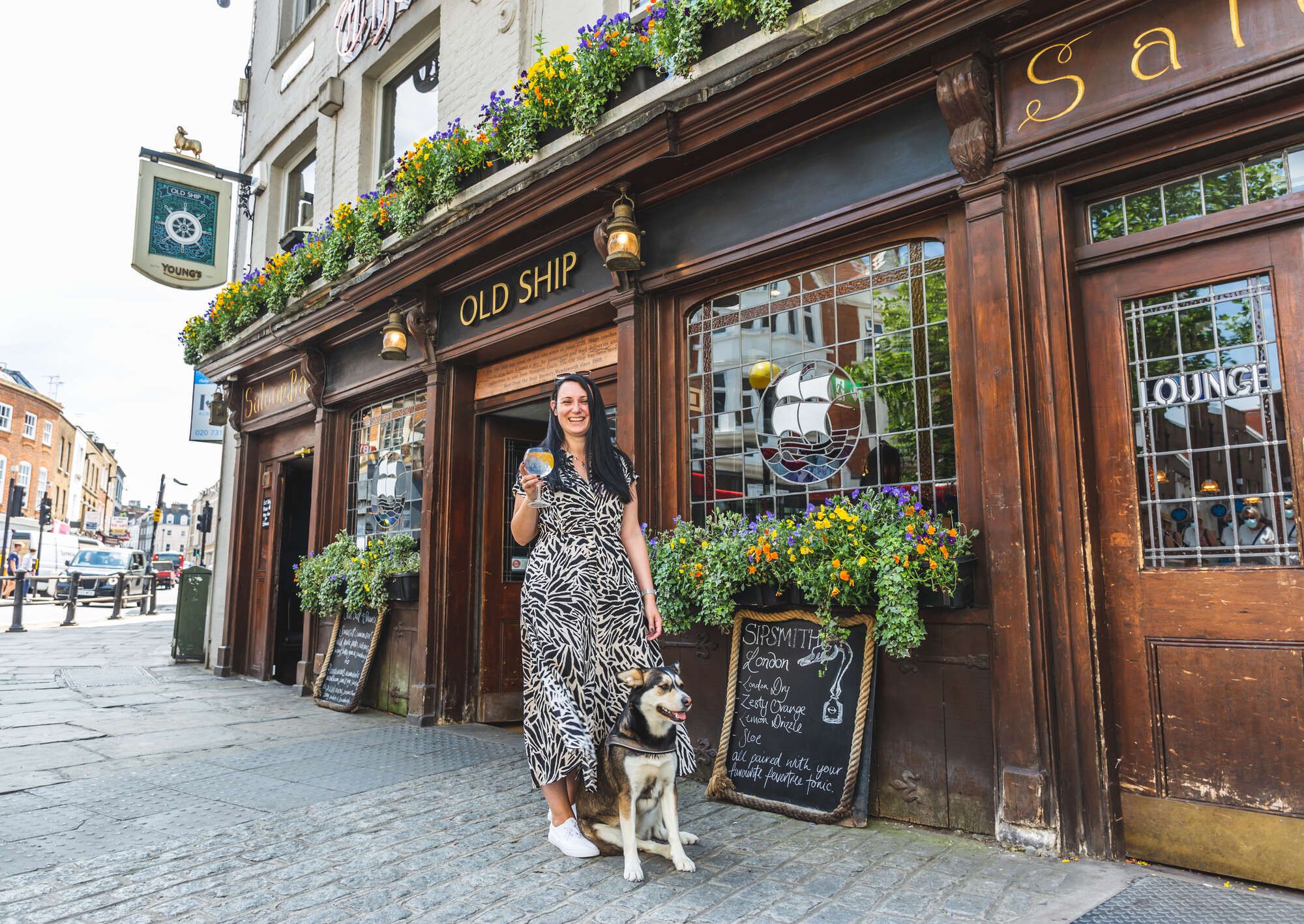 Exterior of the Old Ship pub in Richmond