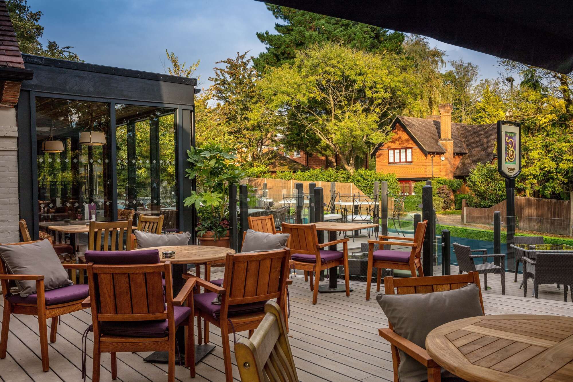 Garden at The Bear, Oxshott