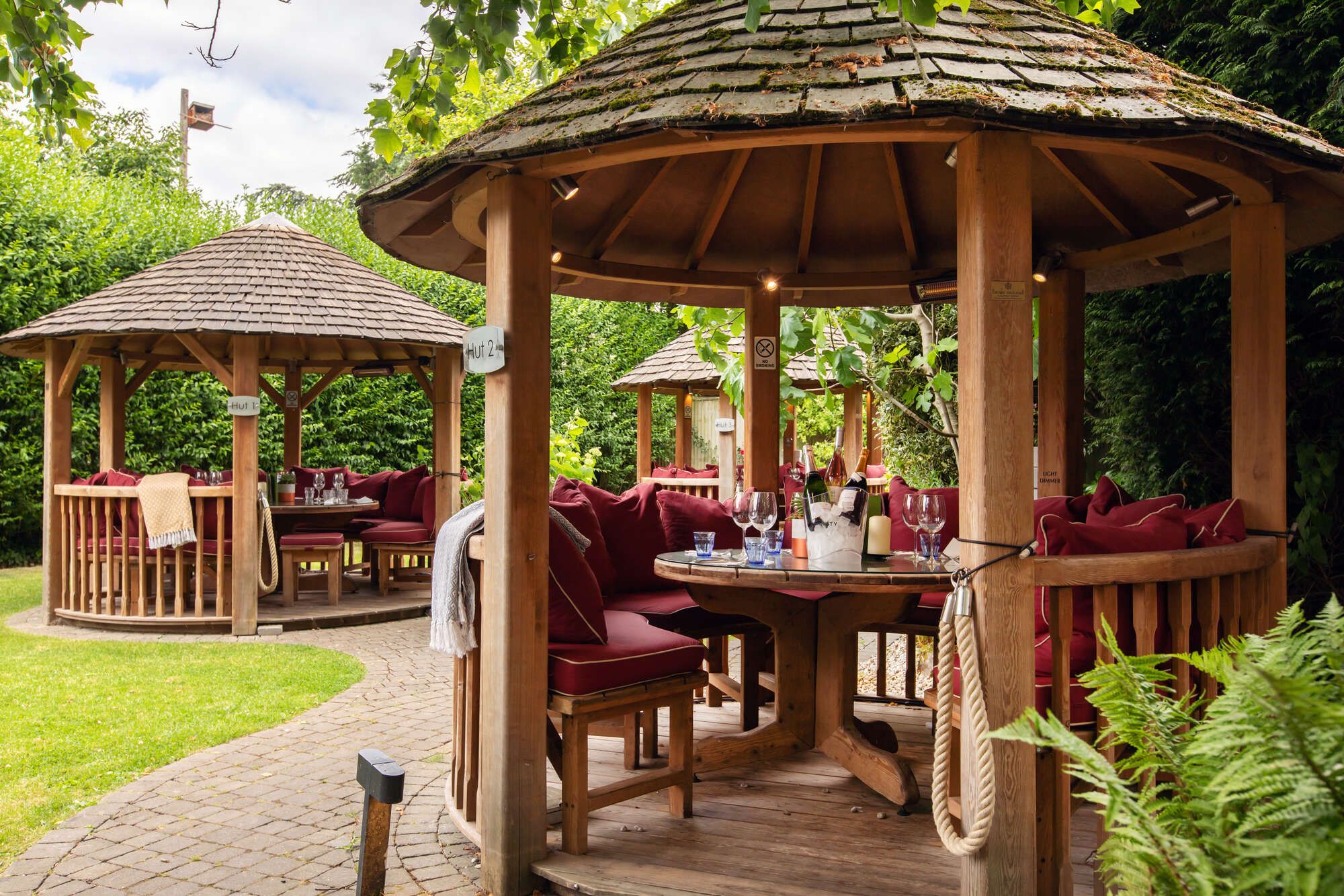 Garden Huts at the Carpenter's Arms, Tonbridge, Kent