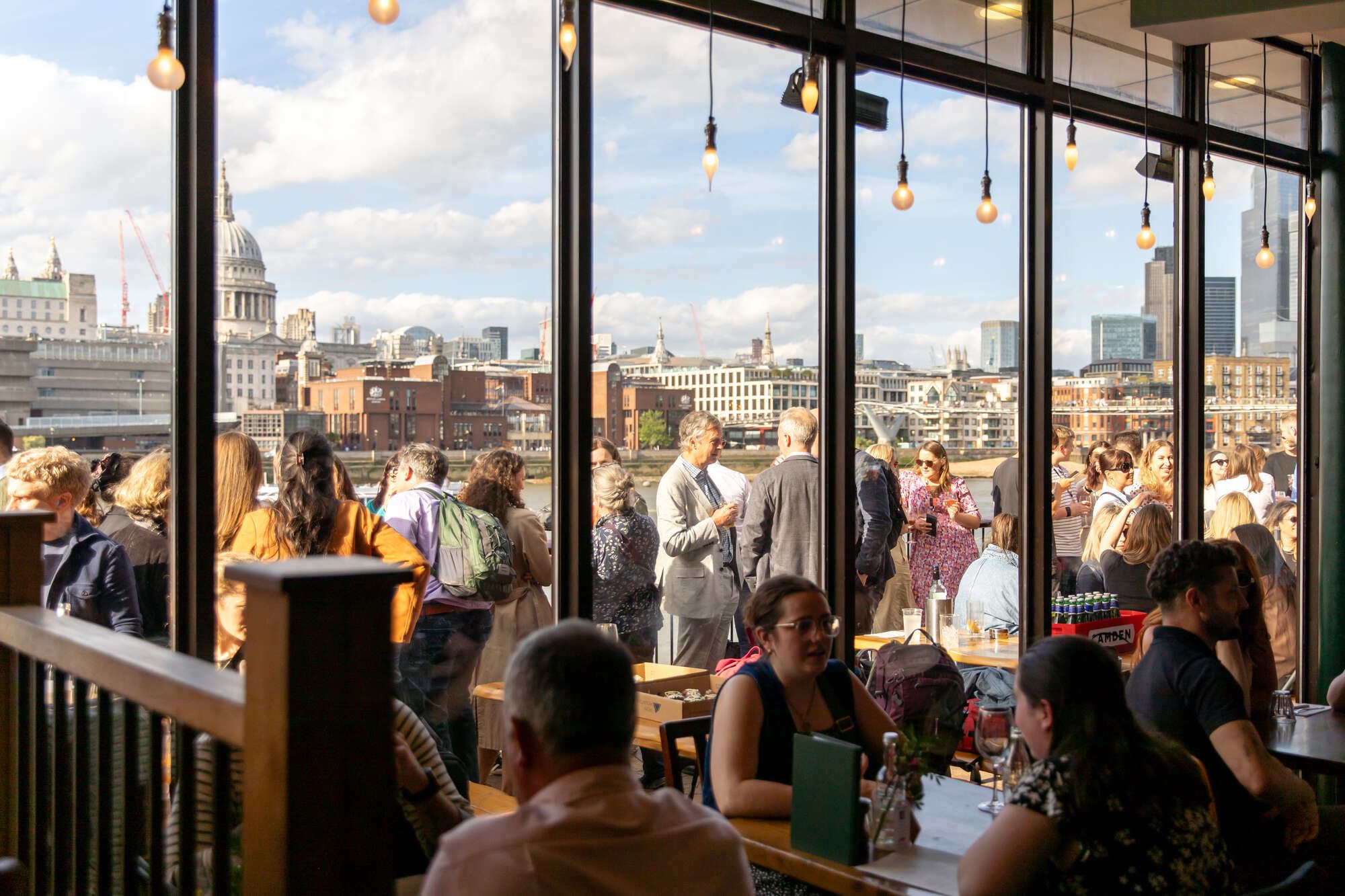 Riverside views at the Founders Arms