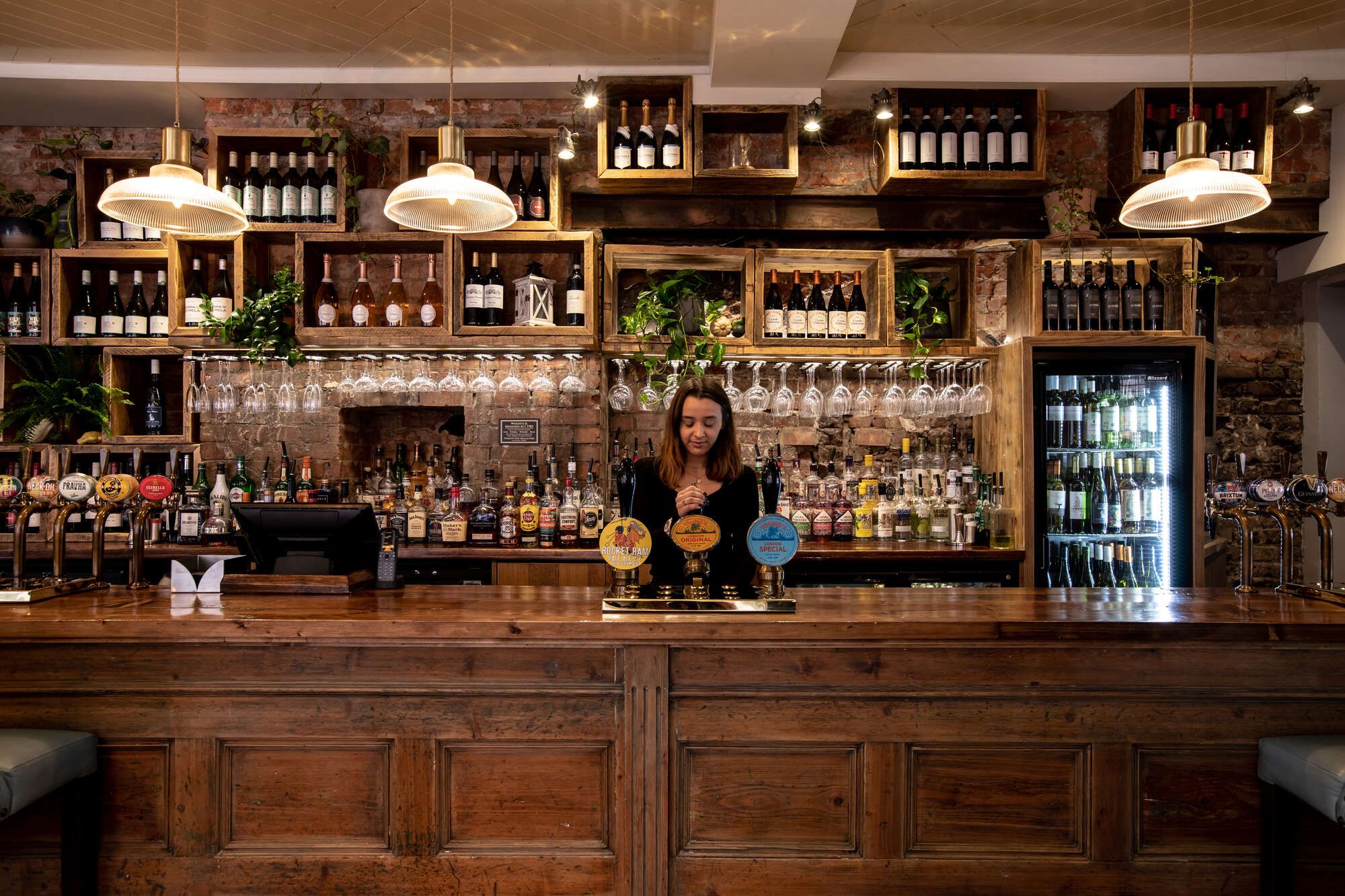 Bar area of the Hammersmith Ram