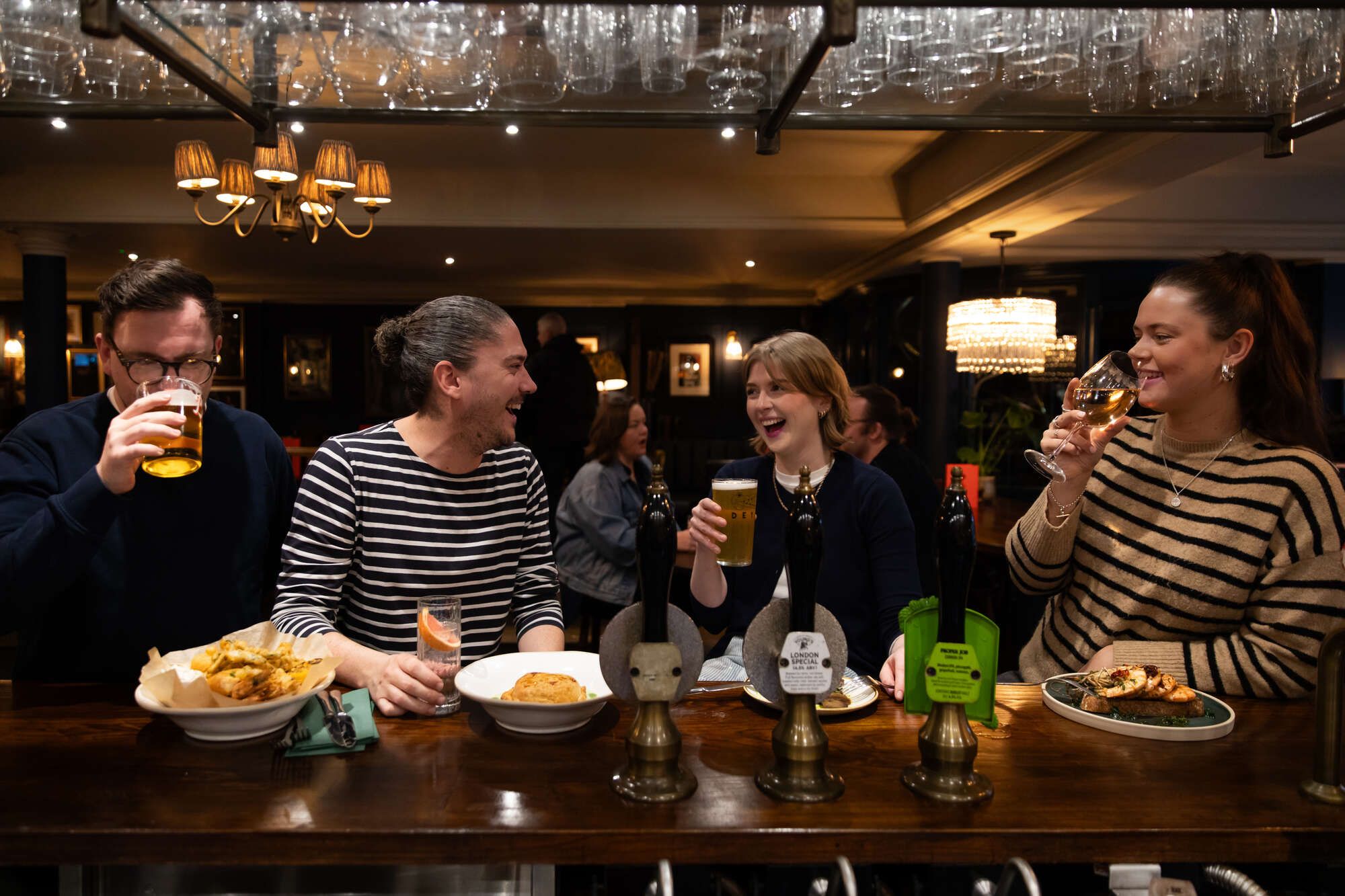 Interiors of the Mulberry Bush pub