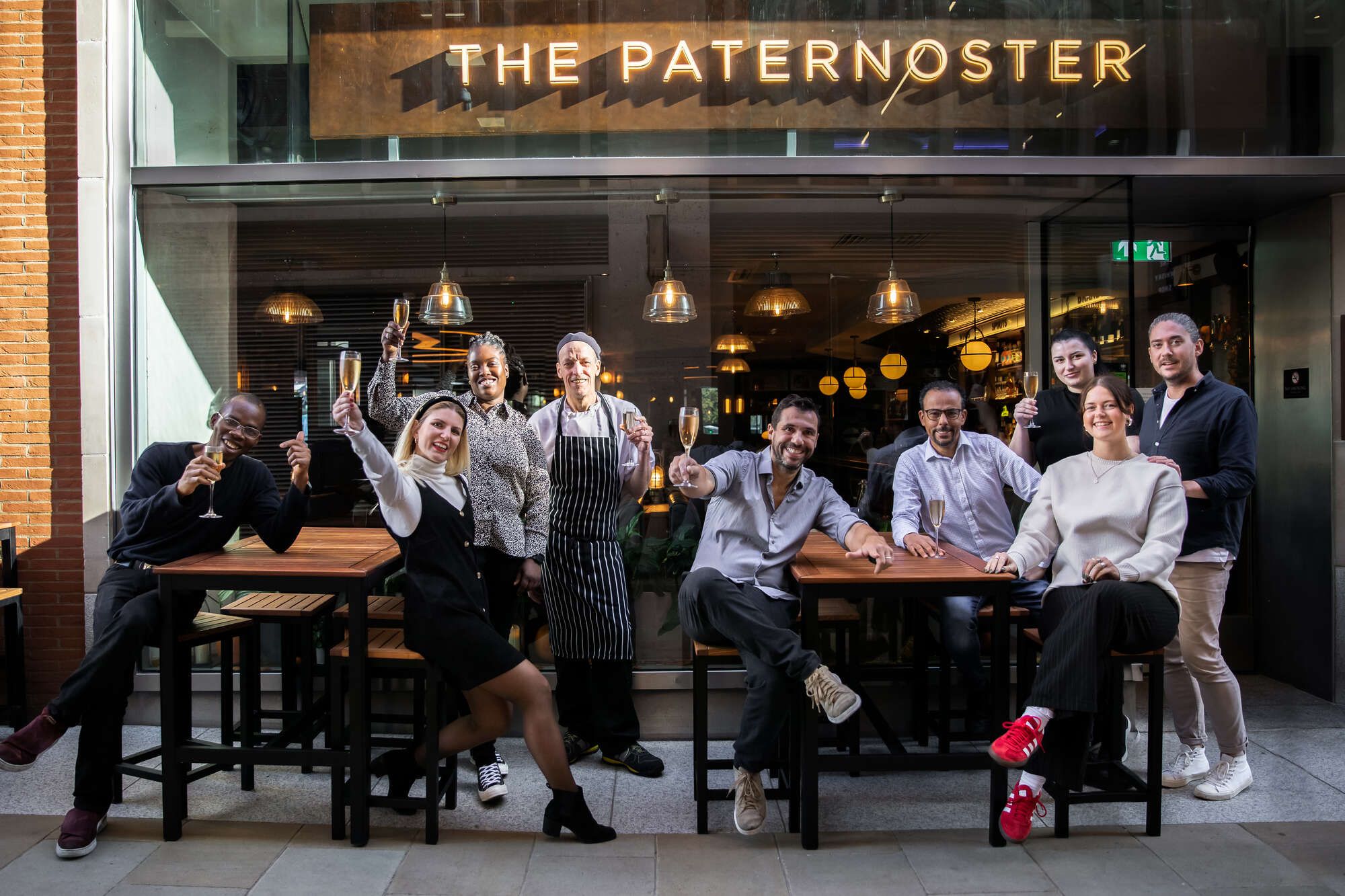 Exterior of the Paternoster pub at St Paul's