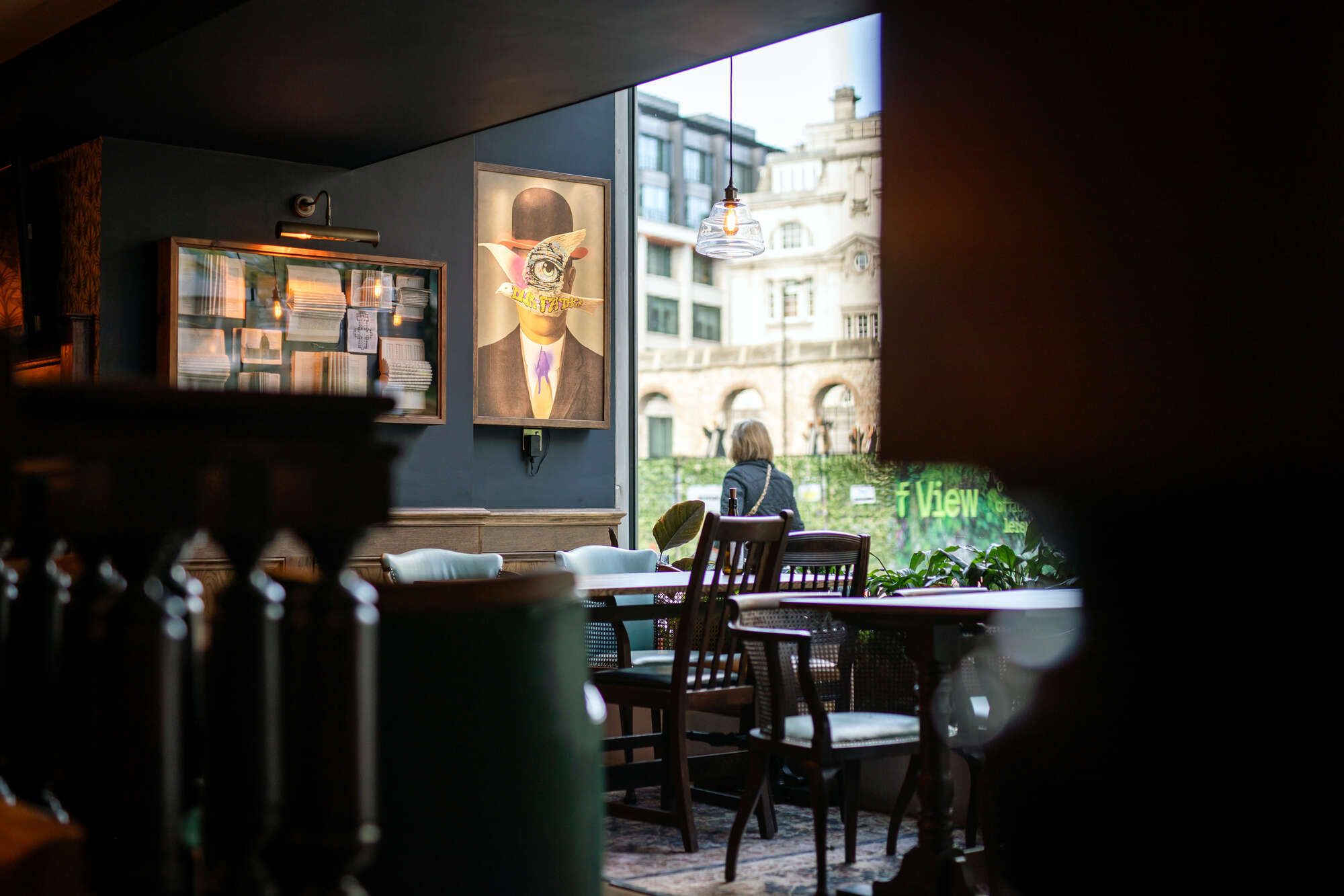 Interiors at the Paternoster pub