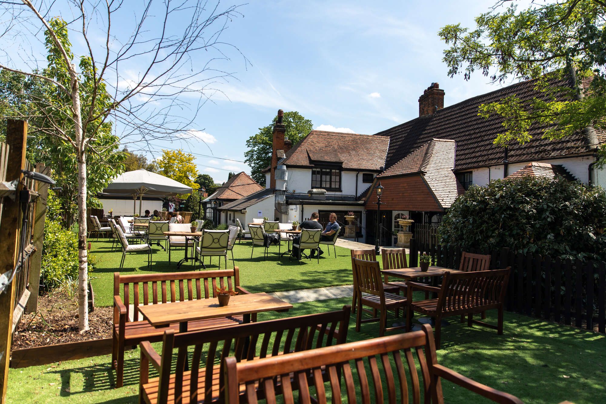 Sunny Garden at The Bear, Cobham