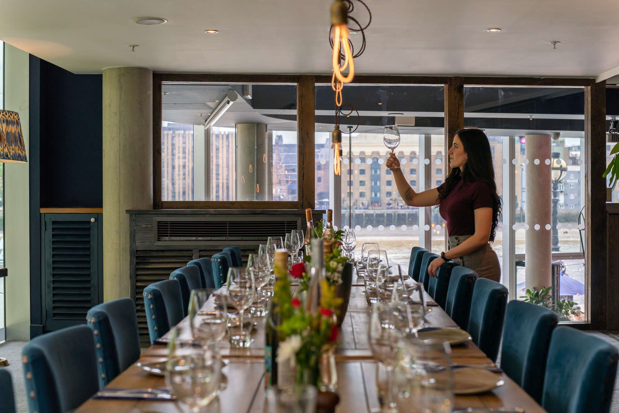 Private dining at the Oyster Shed