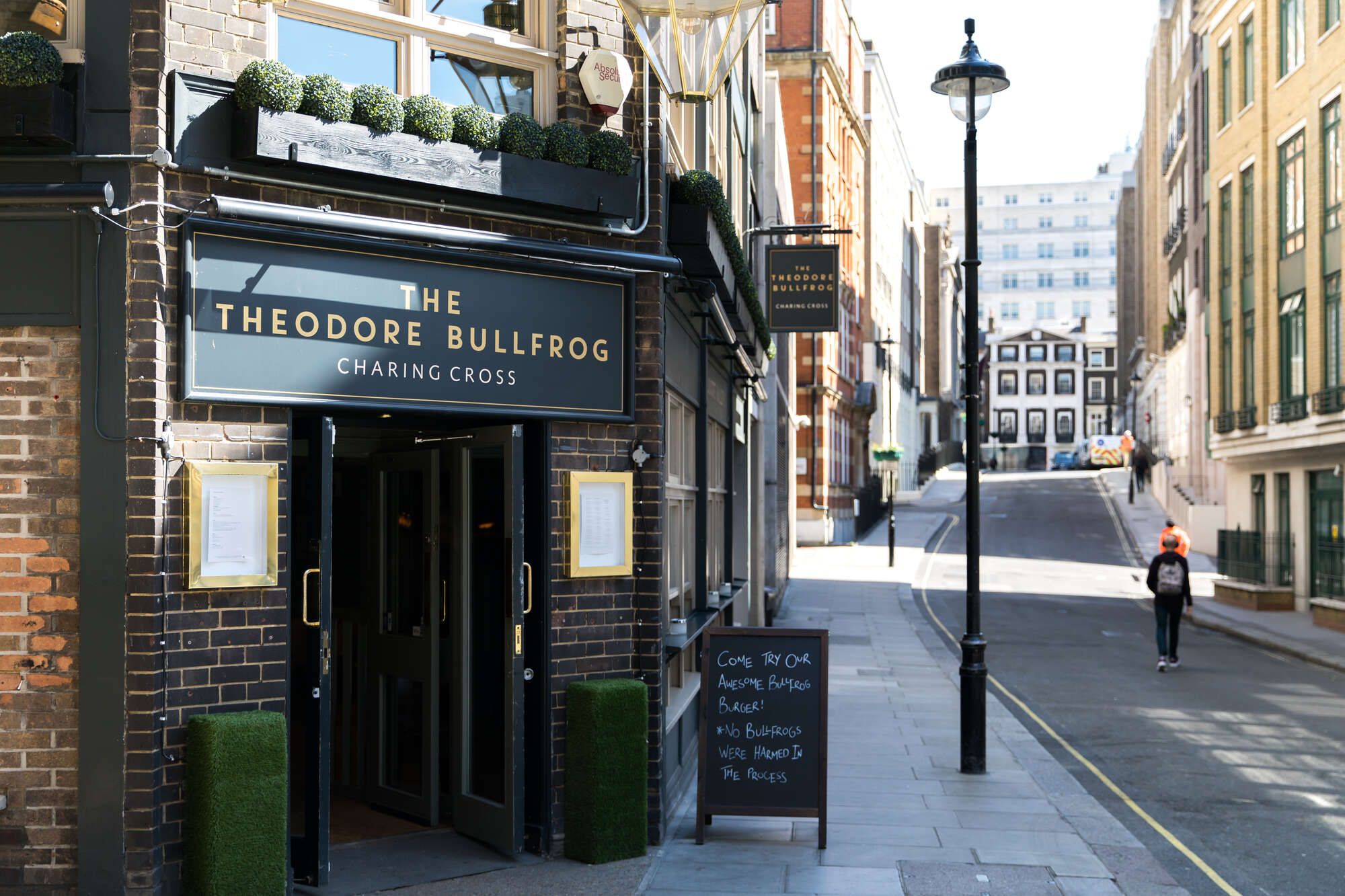 Exterior of the Theodore Bullfrog pub in Charing Cross